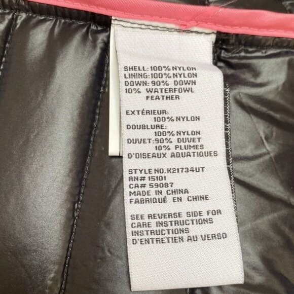 Kate Spade Packable Puffer Jacket in Glittering Rose Size XS NWT - Picture 15 of 16